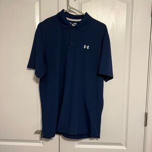 Men’s Under Armour Polo Size XL Blue Navy